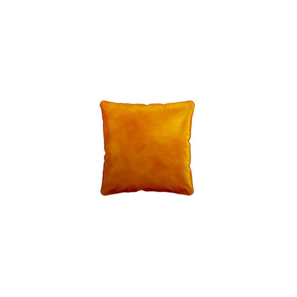 Coussin VELVET - 45x45cm - En velours déhoussable et lavable - CURRY Coussin VELVET - 45x45cm - En velours déhoussable et lavable - CURRY