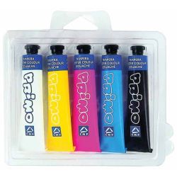 GouacheTube métal PRIMO 12 ml 5 coul - Z