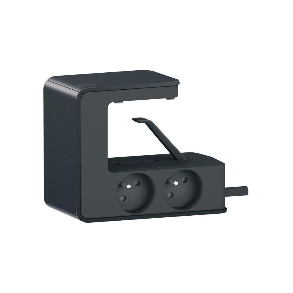 Multiprise à clipser sur table - 4 prises + 2 USB - 5 m Multiprise à clipser sur table - 4 prises + 2 USB - 5 m