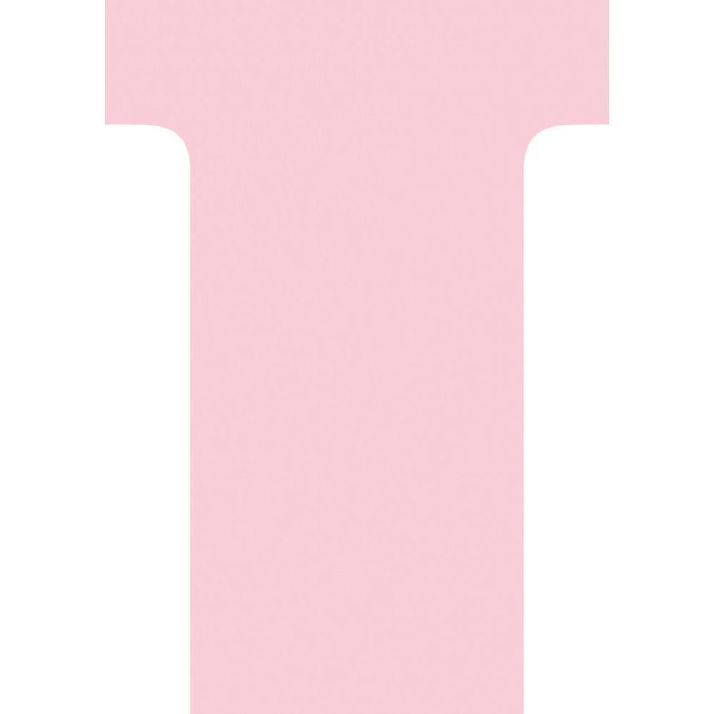 Fiche en T - Indice 2 - 170g - Par 100 - ROSE //