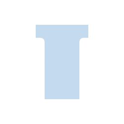 Fiche en T - Indice 2 - 170g - Par 100 - BLEU  //