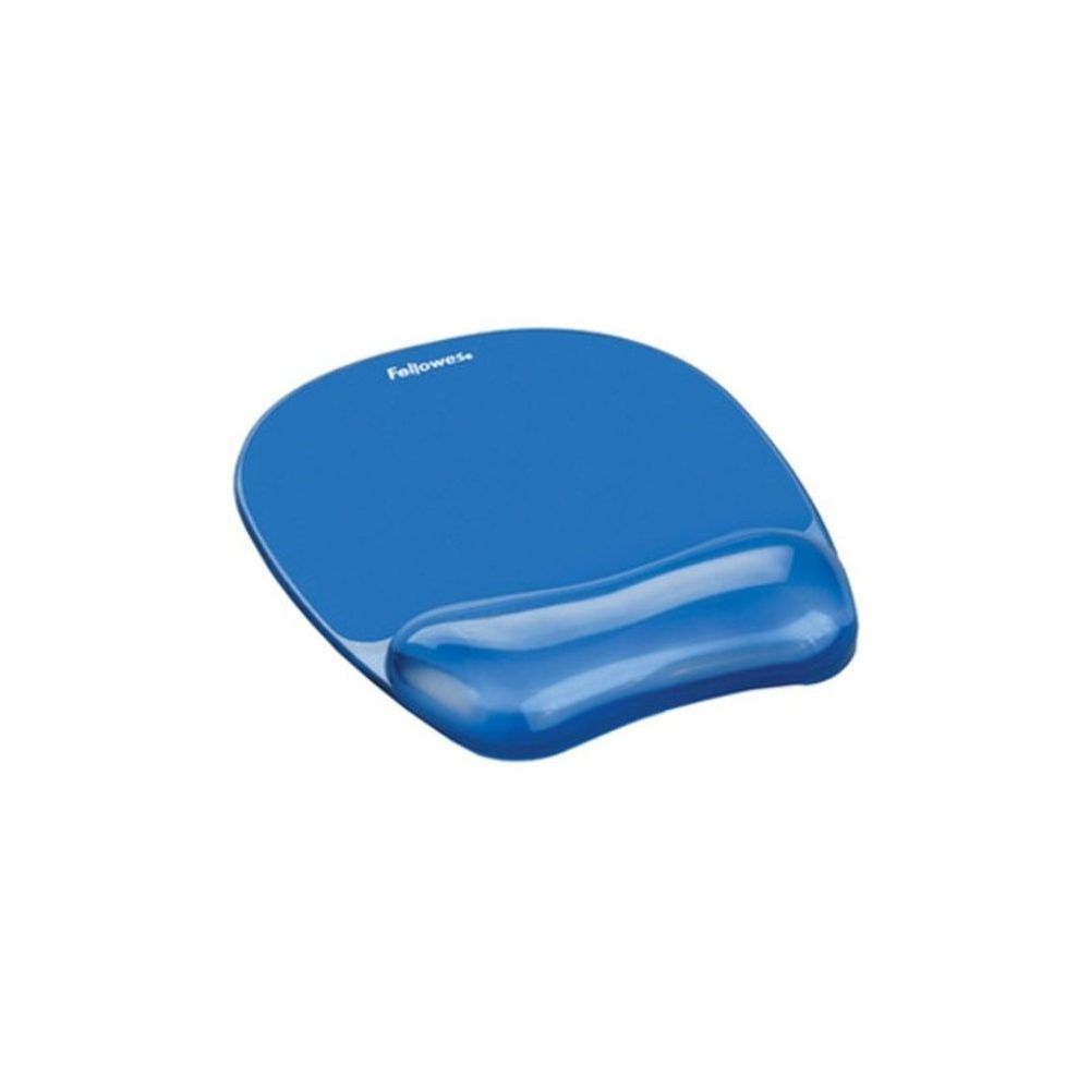 Tapis de souris repose poignet FELLOWES - BLEU TRANSLUCIDE // Tapis de souris repose poignet FELLOWES - BLEU TRANSLUCIDE //