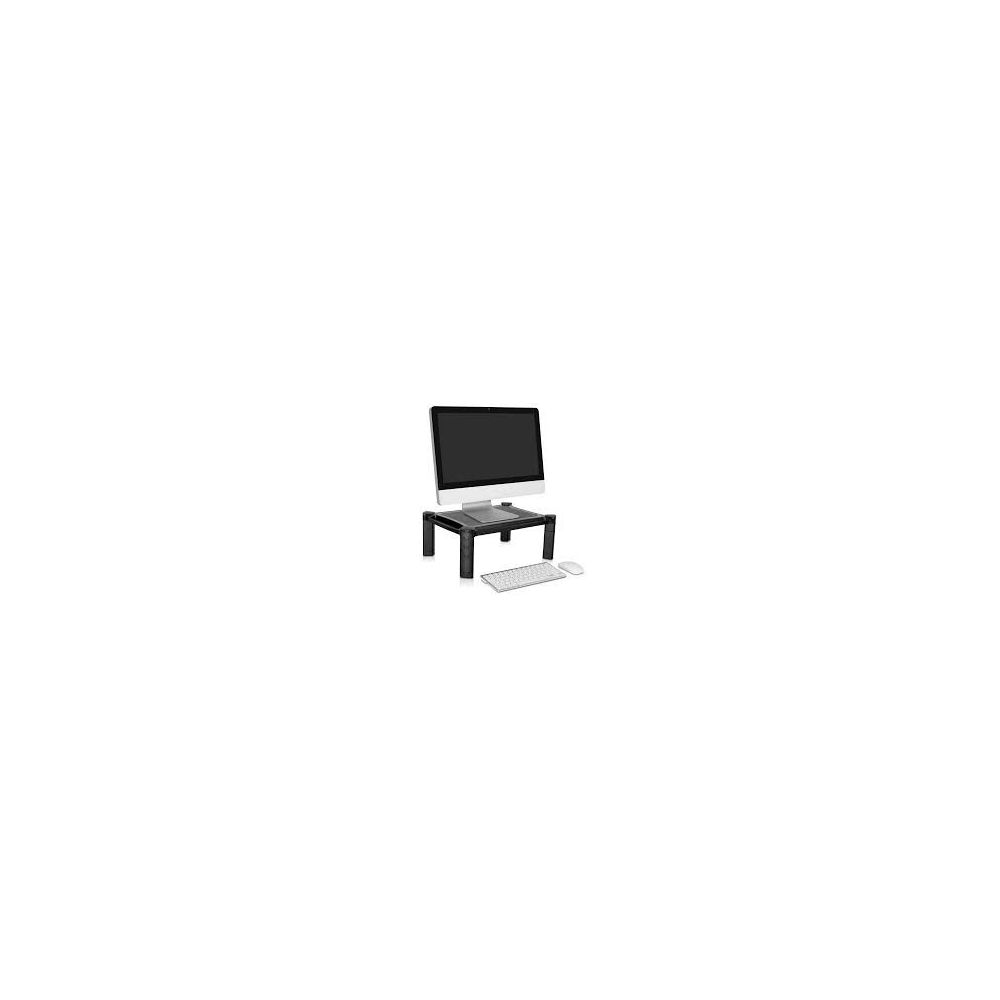 Support / Réhausseur écran V7 Noir - Réglable 43 x H33 x17 cm -40 kgs
