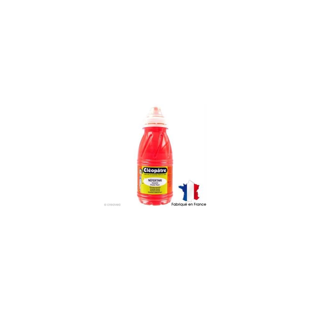 Gouache liquide à effet mat 250 ml CLEOPATRE Fluo ROUGE - Z Gouache liquide à effet mat 250 ml CLEOPATRE Fluo ROUGE - Z