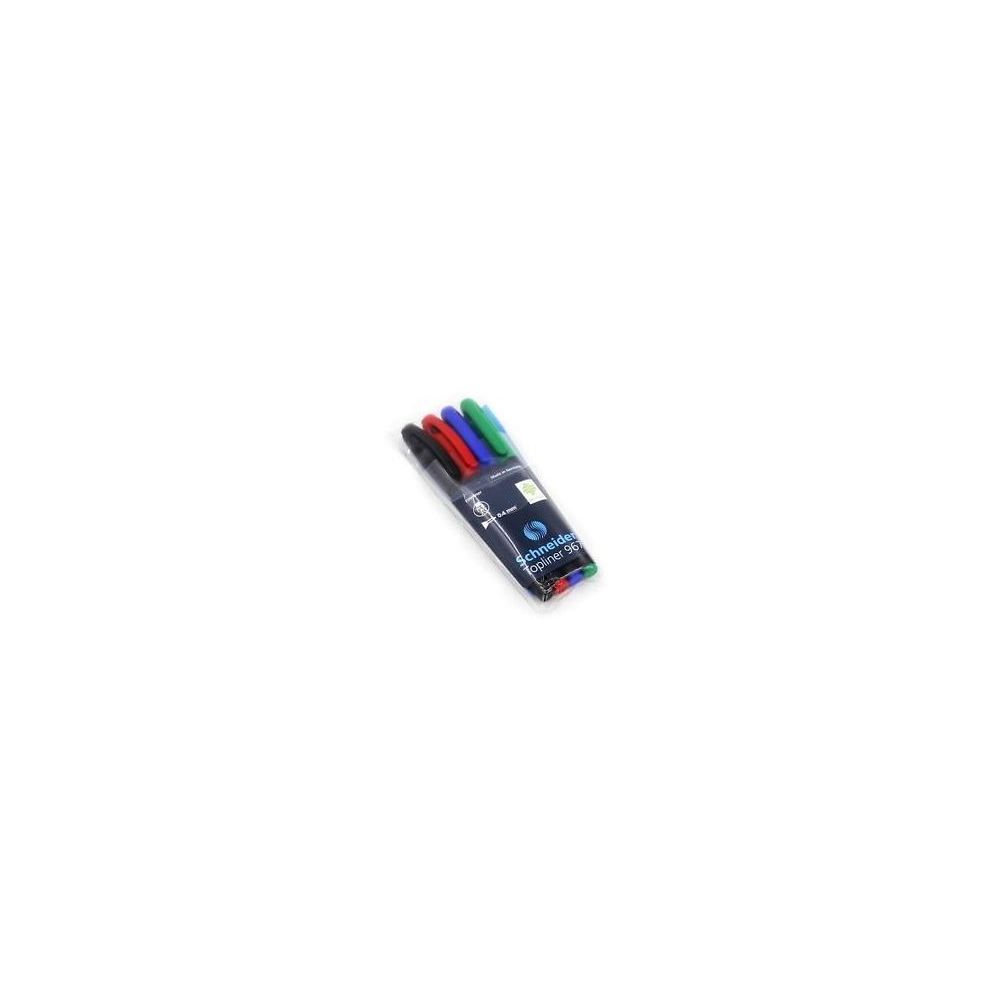 Feutre SCHNEIDER Topliner 967 - Pointe 0.4 mm - 4 COULEURS - Z Feutre SCHNEIDER Topliner 967 - Pointe 0.4 mm - 4 COULEURS - Z