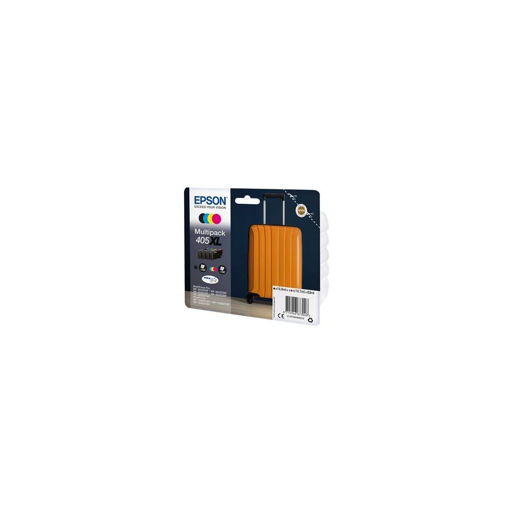 Cart EPSON - N°405XL - Valise - Pack noir+couleurs - WF-4820 // Cart EPSON - N°405XL - Valise - Pack noir+couleurs - WF-4820 //