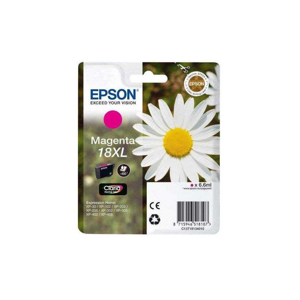 Cart EPSON - N°18XL - Marguerite - Magenta - XP-30/102/202/205 - Z Cart EPSON - N°18XL - Marguerite - Magenta - XP-30/102/202/205 - Z