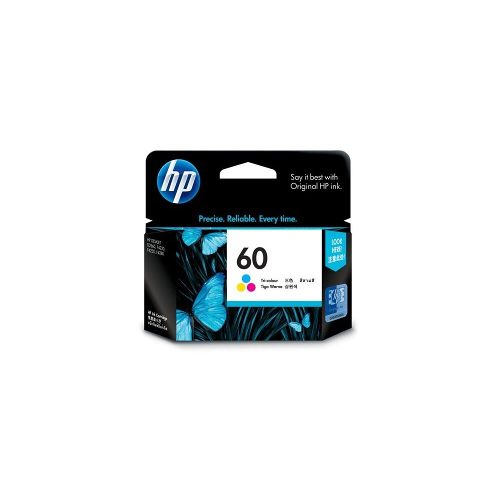 Cart HP N°60 Couleurs - CC643WA - F4240/F4280 - D2530/D2545/D2560 - Z Cart HP N°60 Couleurs - CC643WA - F4240/F4280 - D2530/D2545/D2560 - Z