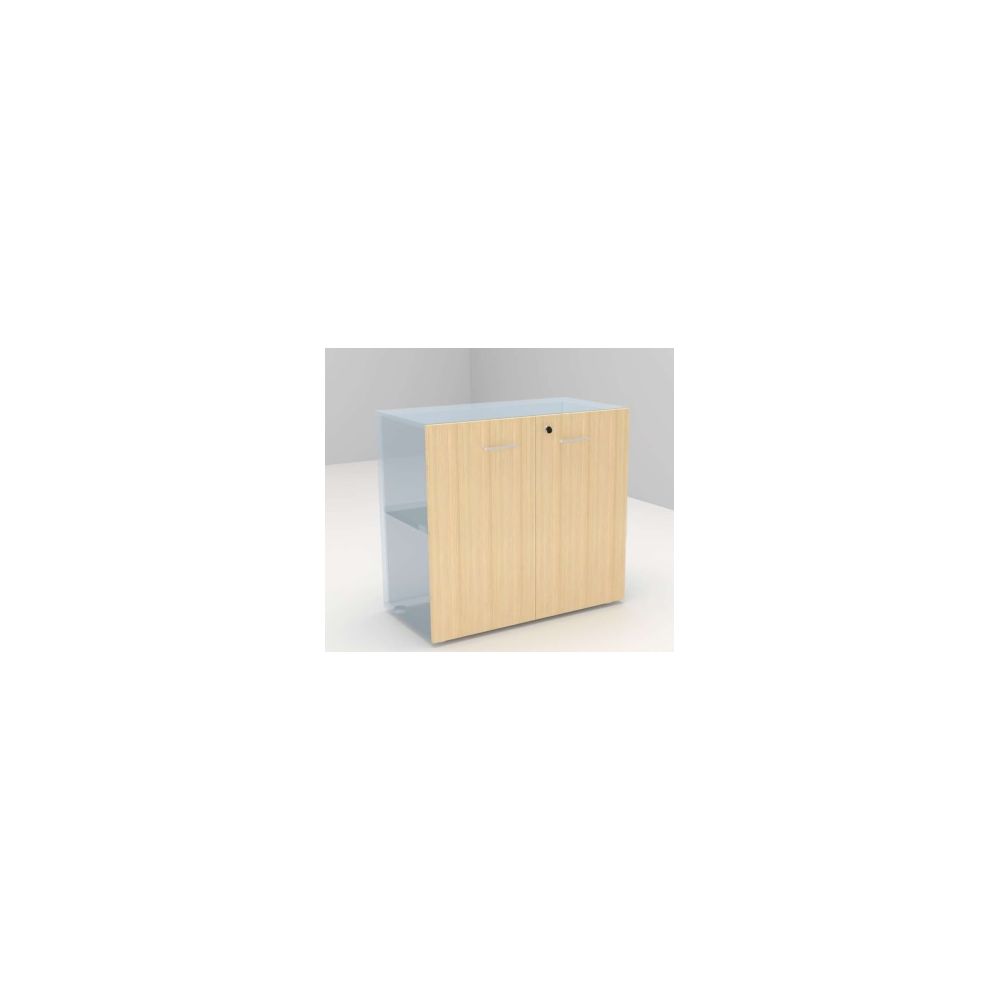 2 portes basses en bois avec serrure Chêne fil pour V08001-RS 2 portes basses en bois avec serrure Chêne fil pour V08001-RS