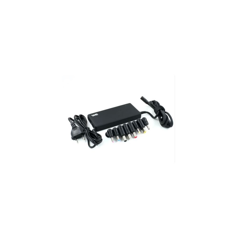 Chargeur universel PC portable 90W  SLIM 8 fiches noir