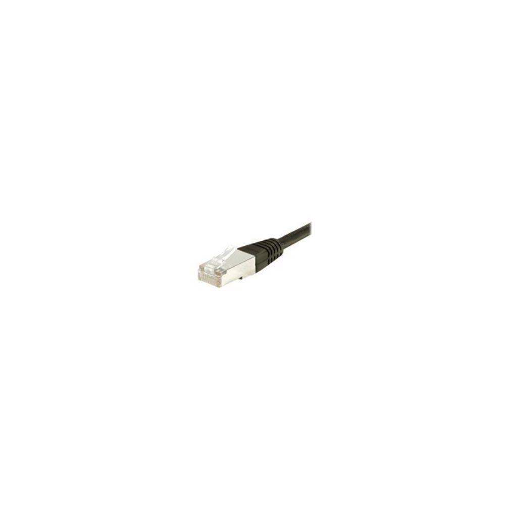 Cordon patch blindé Cat.6 F/UTP, RJ45 cuivre 250Mhz - NOIR 10m // Cordon patch blindé Cat.6 F/UTP, RJ45 cuivre 250Mhz - NOIR 10m //