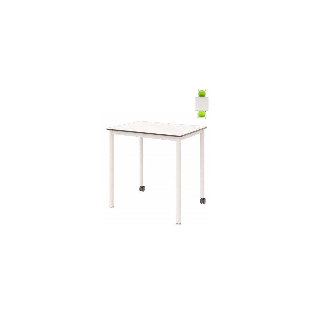 Table Flexus rectangular 80 x 60cm - T6 - 76cm - Réf: 70232-13-43