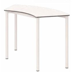 Table Flexus Arc - 120 x 60cm - Grey 43 - BLANC T7 - H80cm