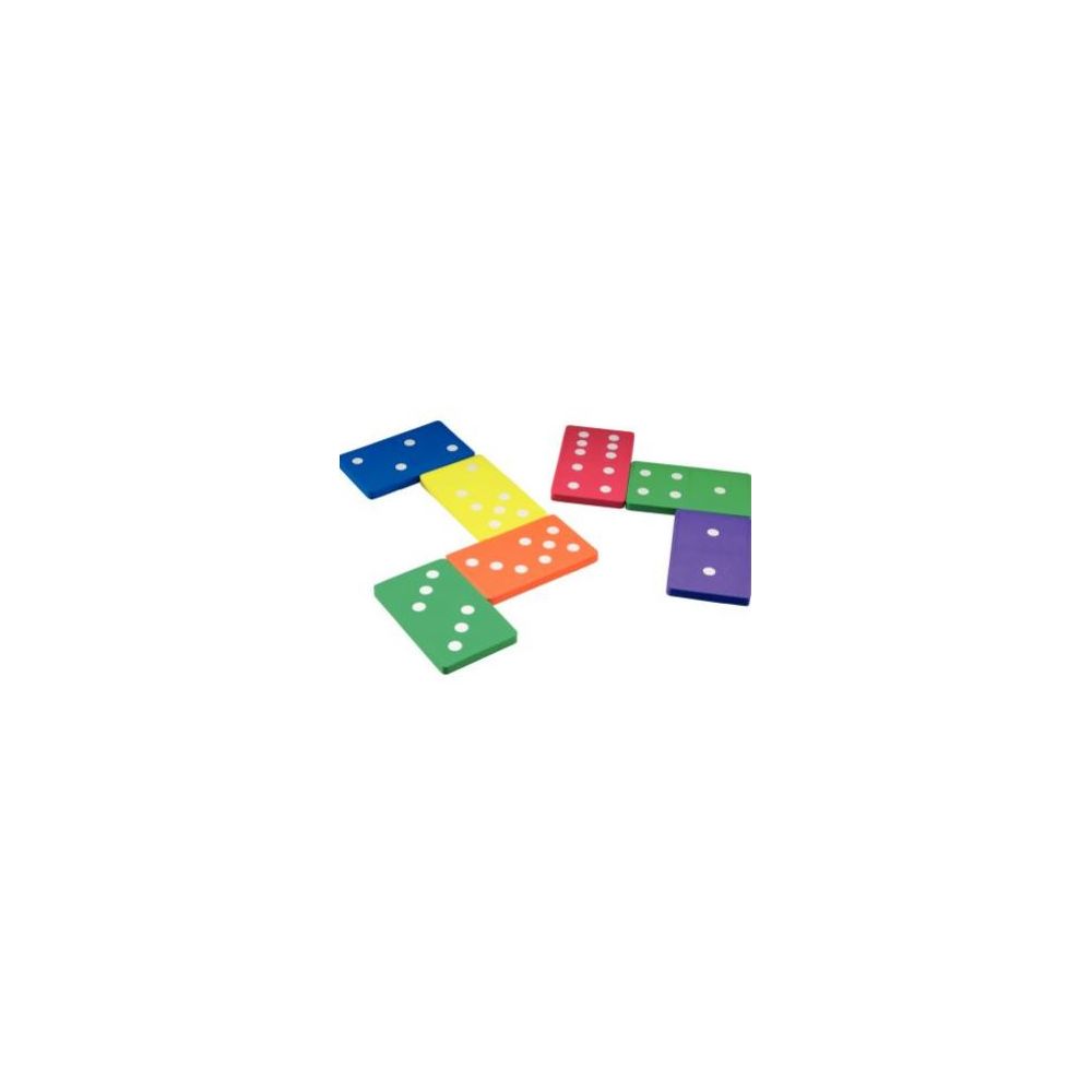 Dominos géants en mousse - 28 pièces - 12.6 x 7.5cm - Dès 5 ans