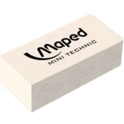 Gomme blanche MAPED Mini Technique 300 (39x18x12mm) - Z