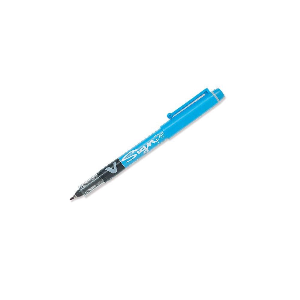 Feutre PILOT V-SIGN PEN - Trait 0.6mm - TURQUOISE // Feutre PILOT V-SIGN PEN - Trait 0.6mm - TURQUOISE //