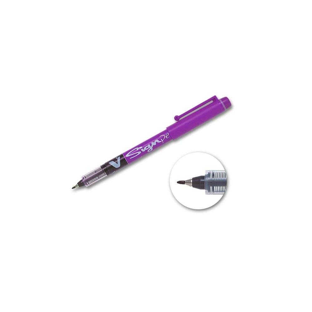 Feutre PILOT V-SIGN PEN - Trait 0.6mm - VIOLET // Feutre PILOT V-SIGN PEN - Trait 0.6mm - VIOLET //