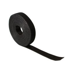 Rouleau velcro noir - 20mm x 10m