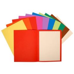 Chemise 24 x 32cm FLASH 220g par 10 COUL. VIVES ASS