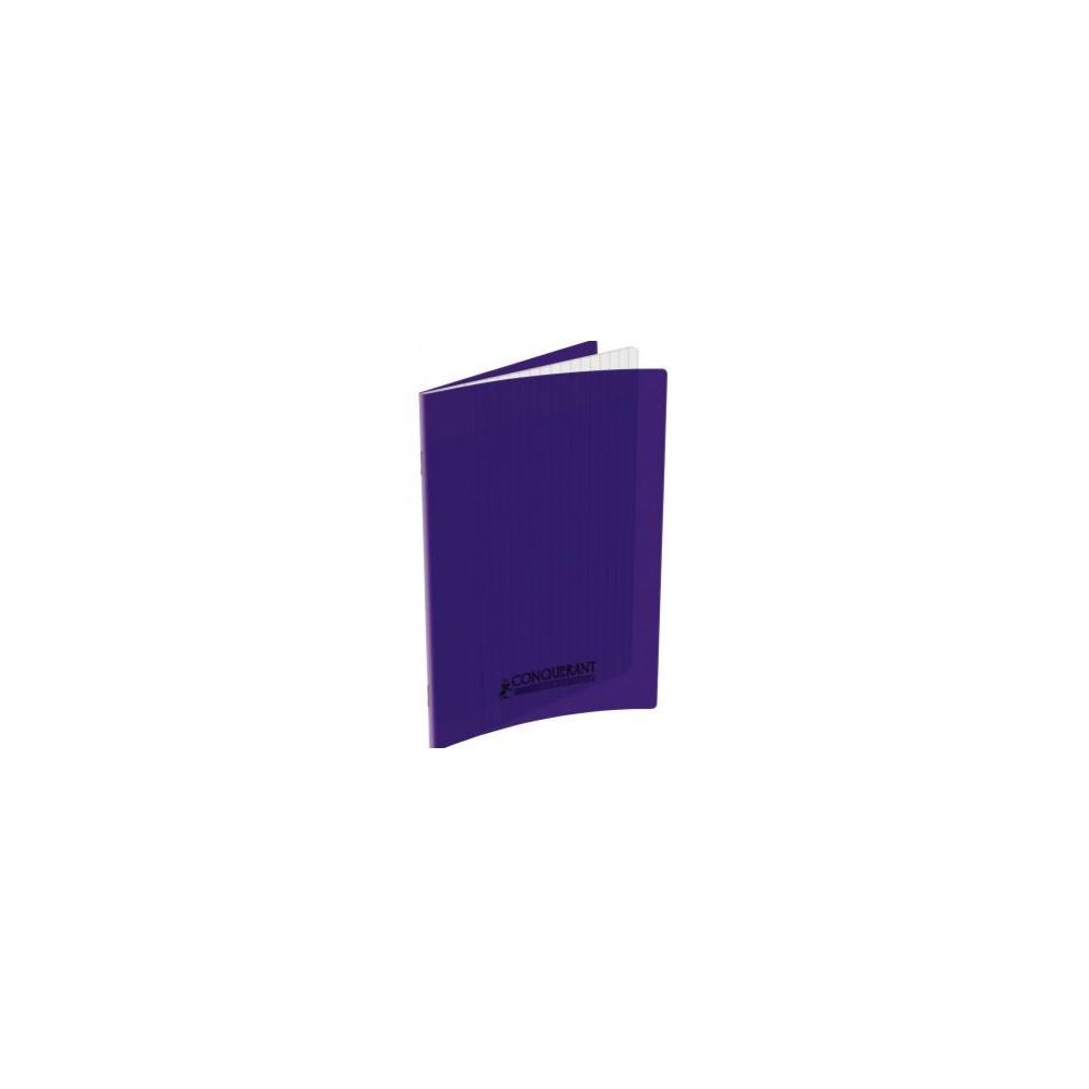 Cahier 17x22cm Séyès 96 p Piqûre 90g Polypro VIOLET ** Cahier 17x22cm Séyès 96 p Piqûre 90g Polypro VIOLET **