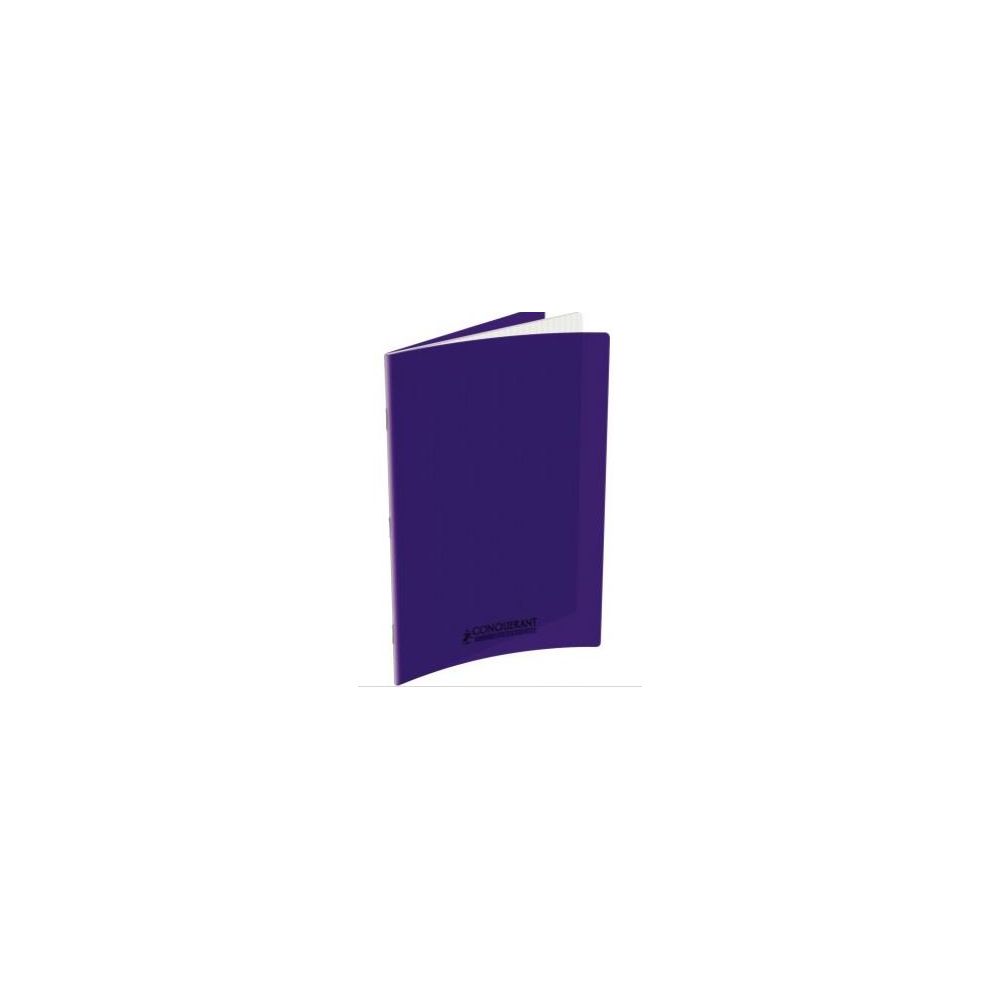 Cahier 24x32cm Séyès 96 p Piqûre 90g Polypro VIOLET ** Cahier 24x32cm Séyès 96 p Piqûre 90g Polypro VIOLET **