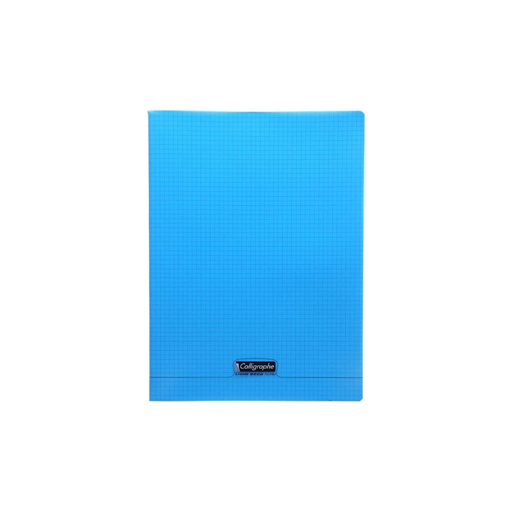 Cahier 24x32cm 5 x 5 96 p Piqûre 90g Polypro BLEU - Z Cahier 24x32cm 5 x 5 96 p Piqûre 90g Polypro BLEU - Z