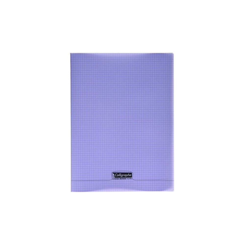 Cahier 24x32cm 5 x 5 96 p Piqûre 90g Polypro VIOLET - Z Cahier 24x32cm 5 x 5 96 p Piqûre 90g Polypro VIOLET - Z