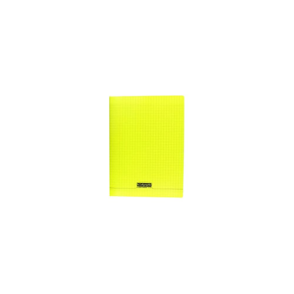 Cahier 24x32cm Séyès 192 p Piqûre 90g Polypro JAUNE - Z Cahier 24x32cm Séyès 192 p Piqûre 90g Polypro JAUNE - Z