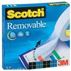 Adhesif Invis. & Reposit. 19mm x 66m SCOTCHmagic 811- Z
