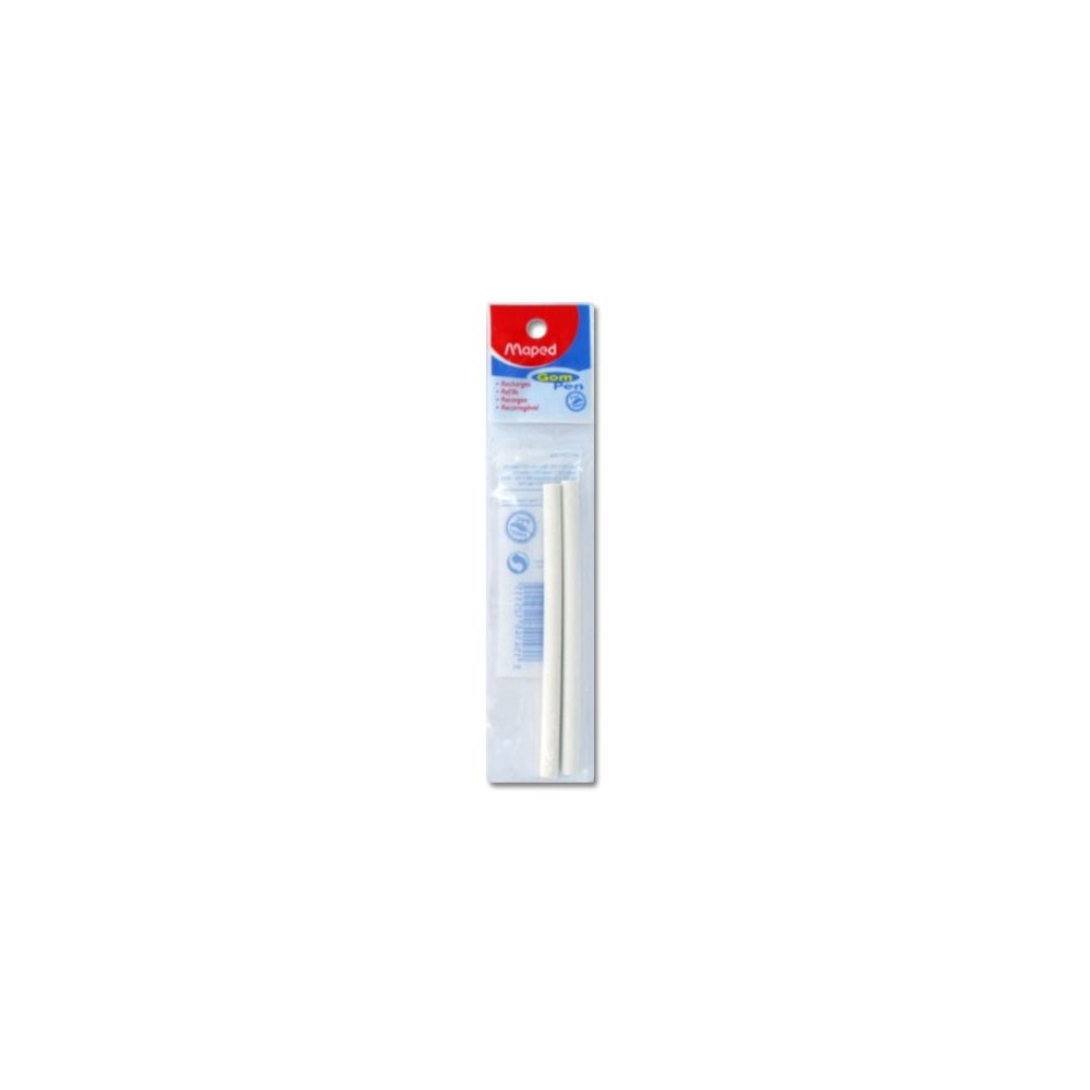 Gomme (recharge) pour stylo Gomme MAPED Gom-Pen (par 2) - Z Gomme (recharge) pour stylo Gomme MAPED Gom-Pen (par 2) - Z