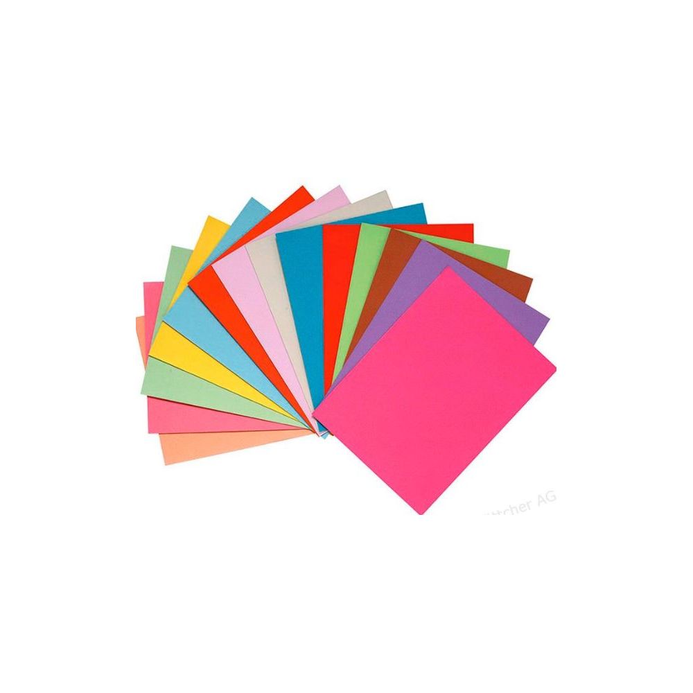 Chemise 24 x 32cm 220g EXACOMPTA par 100 ROUGE Pastel Recyclé //