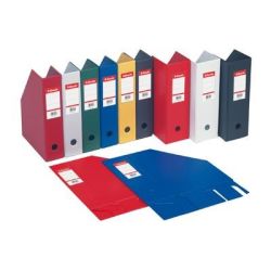 Porte revues PVC - Dos: 07cm Pan coupé - BLEU