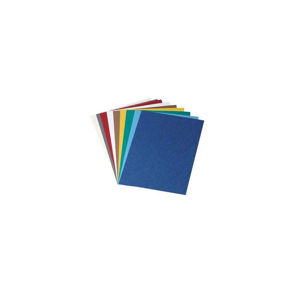 Couverture carton Grain Cuir - A4 - Paquet de 100 - IVOIRE //
