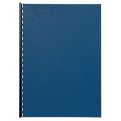 Couverture carton Grain Cuir - A4 - Paquet de 100 - BLEU
