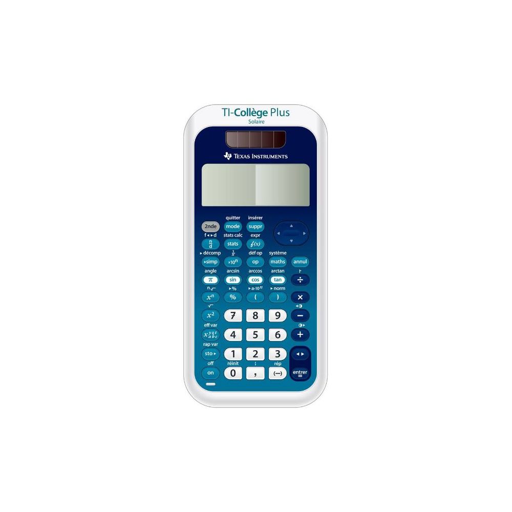 Calculatrice Scientifique TEXAS INSTRUMENT TI-Collège Plus