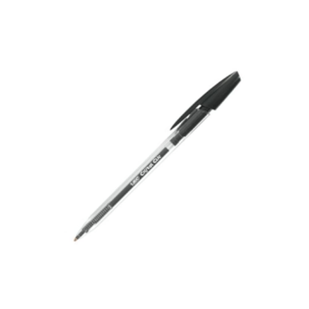 Stylo Bille BIC CRISTAL CLIC - Pointe 1mm - Rétractable - NOIR - Z Stylo Bille BIC CRISTAL CLIC - Pointe 1mm - Rétractable - NOIR - Z