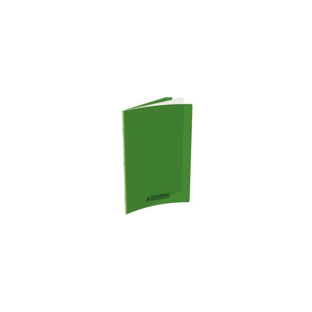 Cahier 24x32cm Séyès 96 p Piqûre 90g Polypro VERT ** Cahier 24x32cm Séyès 96 p Piqûre 90g Polypro VERT **