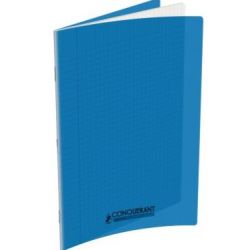 Cahier 24x32cm Séyès 96 p Piqûre 90g Polypro BLEU **
