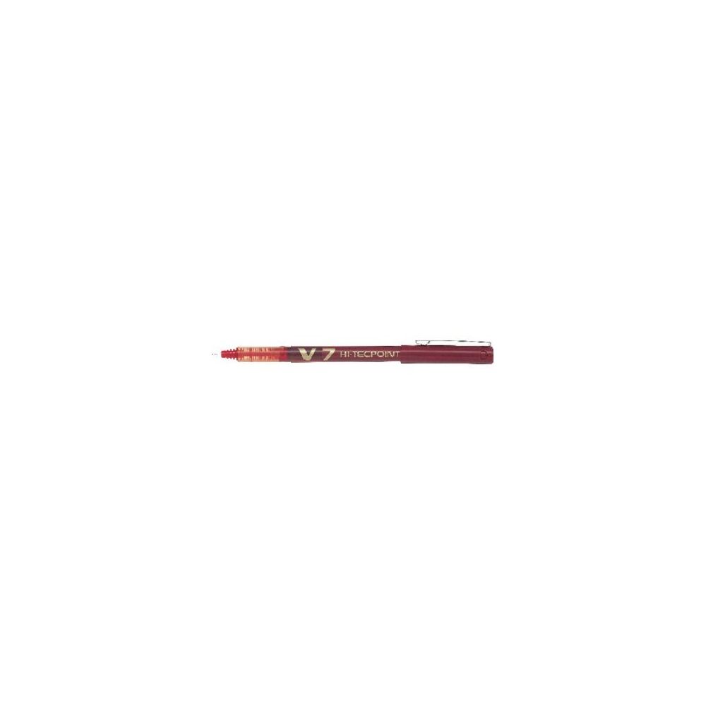 Roller PILOT V7 HI-TECPOINT - Pointe 0.7mm - ROUGE //