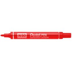 Marqueur perm. PENTEL N50 - Ogive  4.3mm - ROUGE //