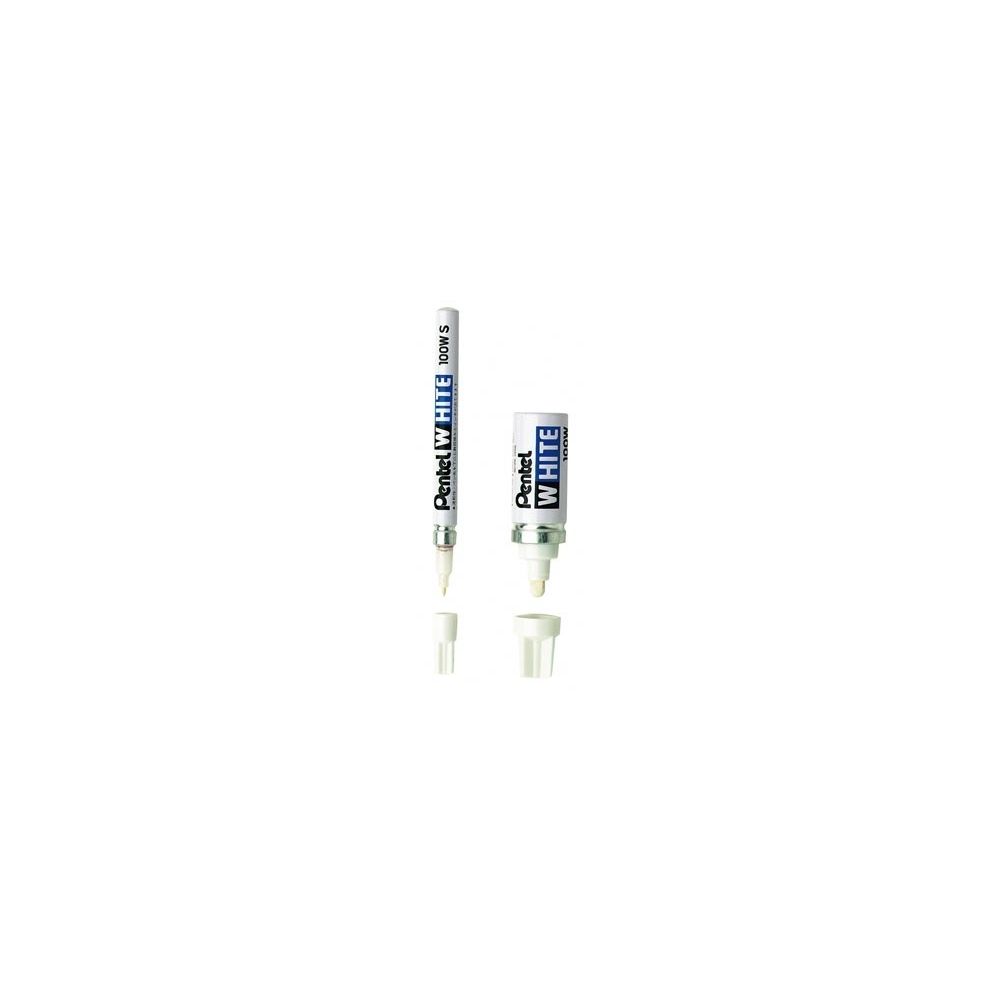 Marqueur perm. PENTEL - Industrie tous supports- Pte moy. -BLANC // Marqueur perm. PENTEL - Industrie tous supports- Pte moy. -BLANC //