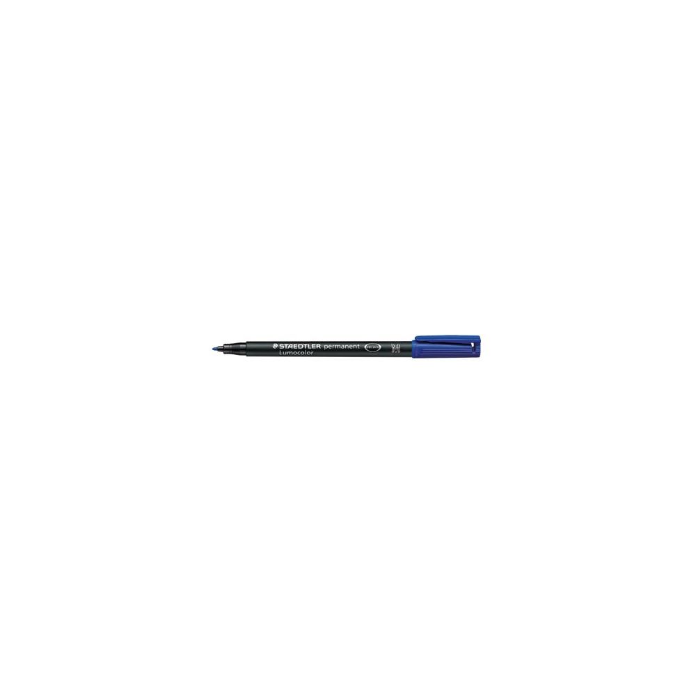 Marqueur perm. STAEDTLER OHP Lumocolor- 1mm - BLEU - 317-3 //