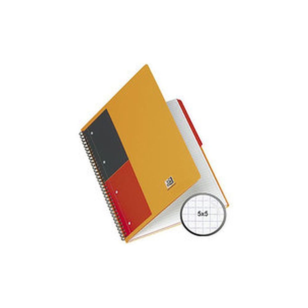 Notebook spirales OXFORD - A4 - 5x5 - 4trous - 80g - 160 pages // Notebook spirales OXFORD - A4 - 5x5 - 4trous - 80g - 160 pages //