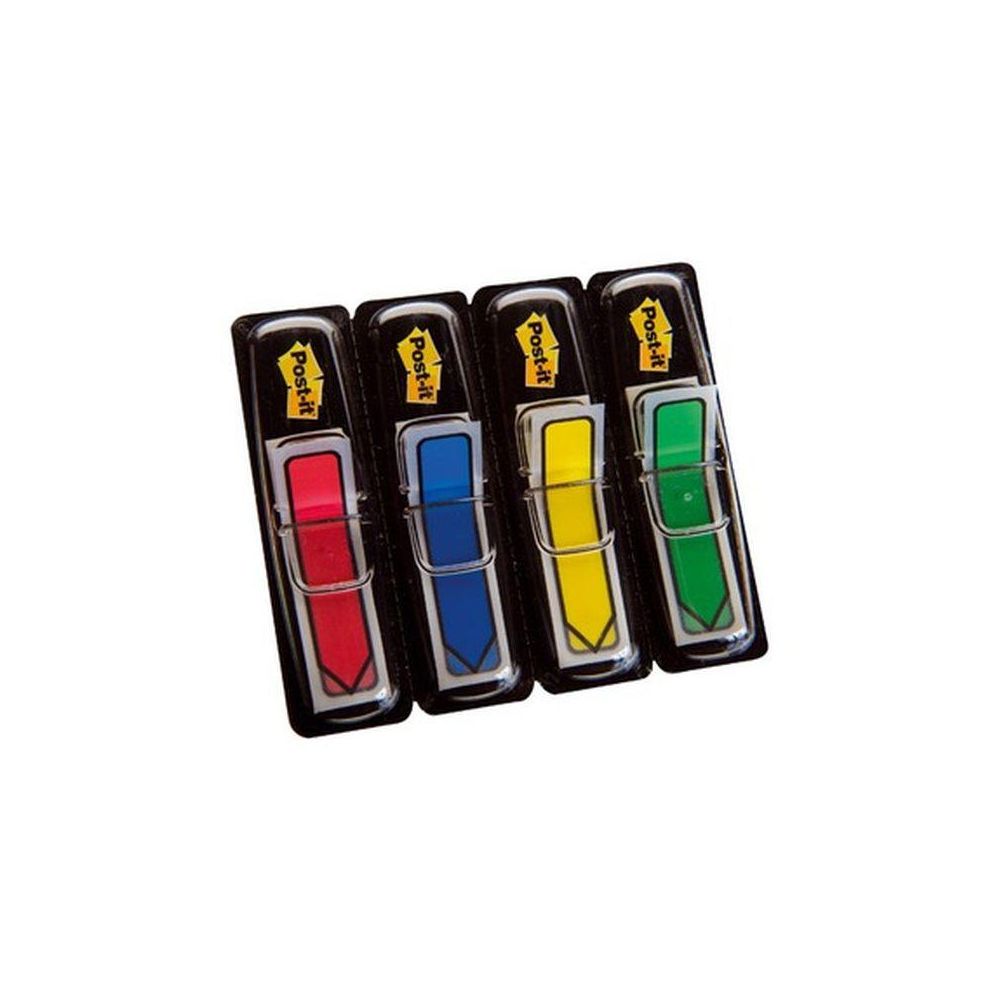 Index Fleches POST-IT - 12 x 44mm (lot 4 x 24 index V, R, J, B) // Index Fleches POST-IT - 12 x 44mm (lot 4 x 24 index V, R, J, B) //