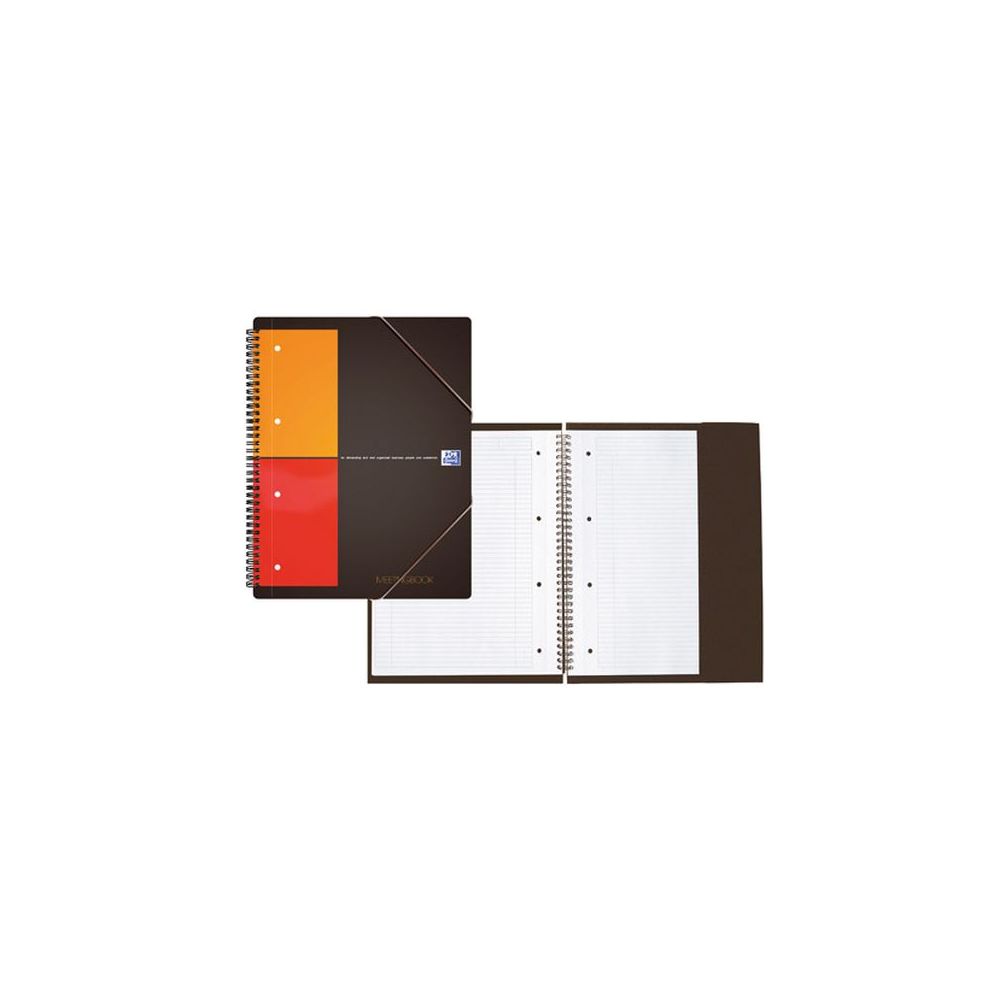 MeetingBook spirales OXFORD - A4 - Ligné - 4trous - 80g - 160p // MeetingBook spirales OXFORD - A4 - Ligné - 4trous - 80g - 160p //