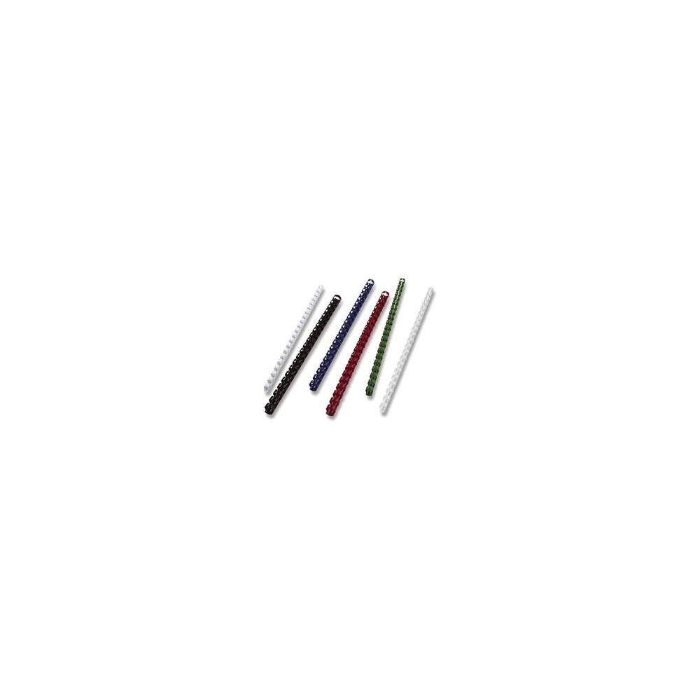 Reliure ann. plast. A4 - 06mm / 20f - BLANC - Par 25 //