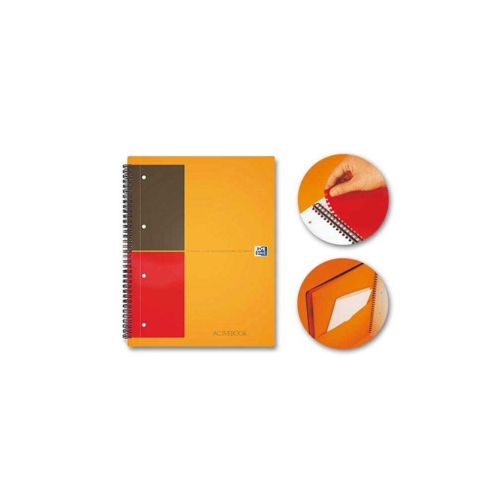 ActiveBook spirales OXFORD - A4 - 5x5 - 160p - 80g - 4 trous // ActiveBook spirales OXFORD - A4 - 5x5 - 160p - 80g - 4 trous //