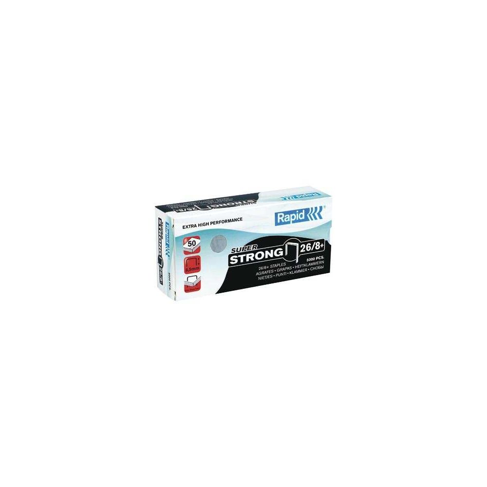 Agrafes 26/8+ galvanisées (boîte de 5000) **