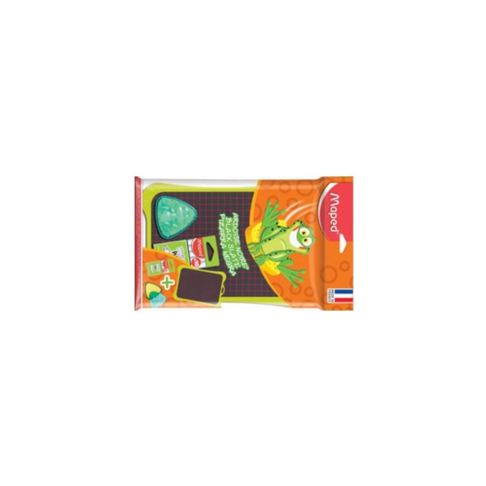 Ardoise noire Kit MAPED 20x28cm +Crayon bl. +Eponge+Taille Cr. - Z Ardoise noire Kit MAPED 20x28cm +Crayon bl. +Eponge+Taille Cr. - Z
