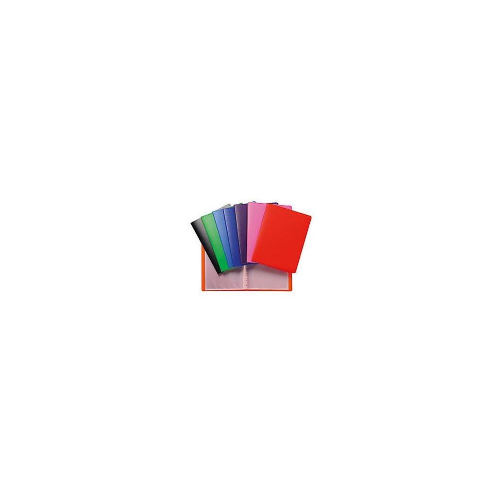 Protege Document PVC - OPAK - 11x15cm - 40 vues Coul. assorties- Z